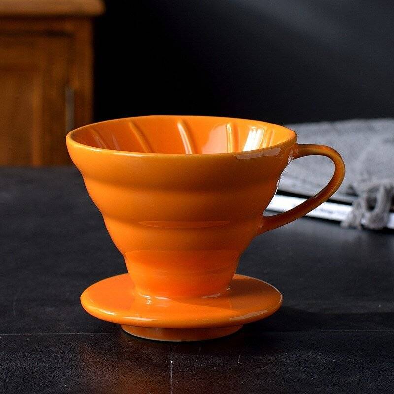 Coffee Dripper Hario V60 Style Drip Filter Cup Permanent Pour Over