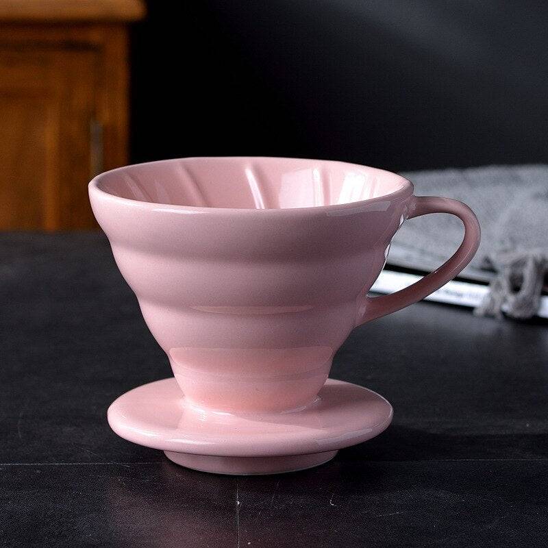 Coffee Dripper Hario V60 Style Drip Filter Cup Permanent Pour Over