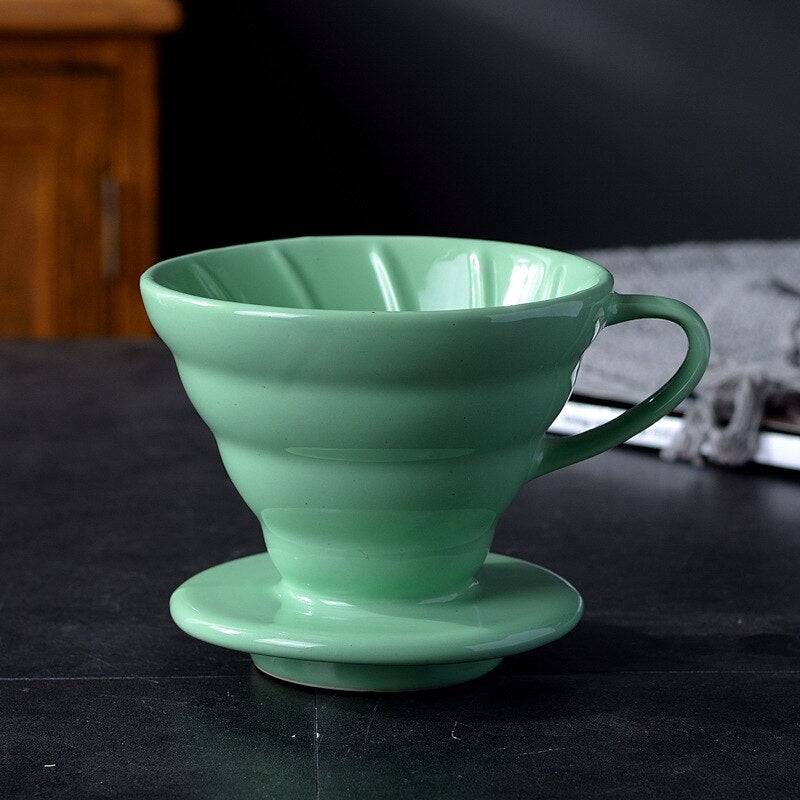 Coffee Dripper Hario V60 Style Drip Filter Cup Permanent Pour Over